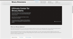 Desktop Screenshot of binarydimensions.com